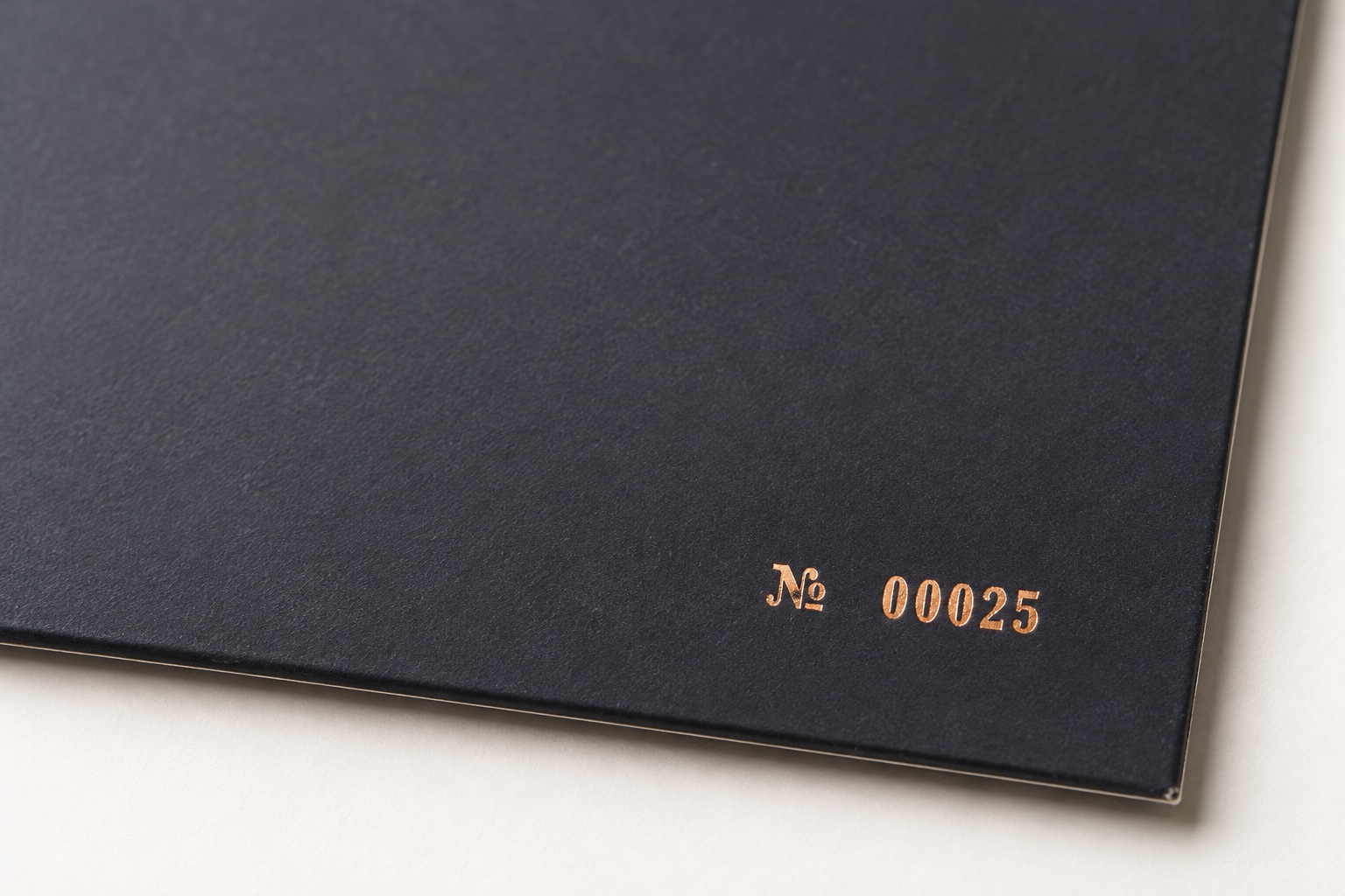 Numbered vinyl editions: handwritten, stickered or foil-stamped